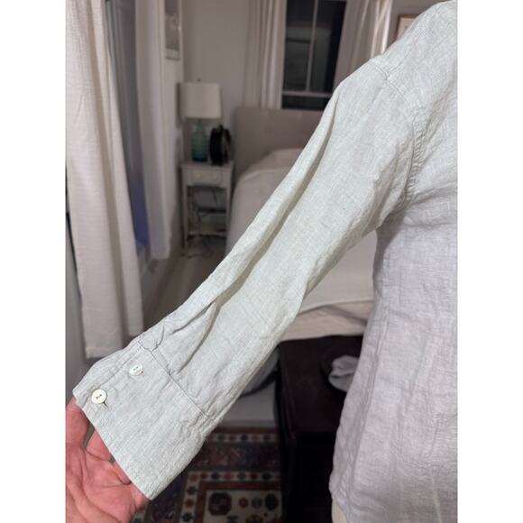 Studio 412 tunic Italian linen sz s gray - Picture 3 of 8